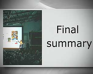 Talks. Summary